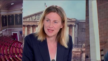 Astrid Panosyan-Bouvet, députée sortante et candidate Renaissance, est l'invitée du 19/20 info, mardi 2 juillet. (franceinfo)