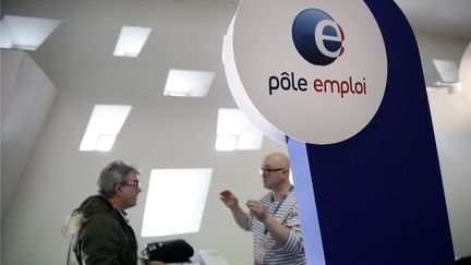 Image d illustration d'un stand du Pôle emploi au salon des entrepreneurs à Paris en 2015. (MAXPPP)