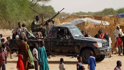 Patrouille de soldat nigériens dans la région de Diffa (juin 2016)  (Reuters/Luc Gnago )