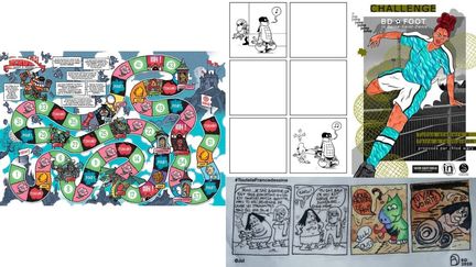 ON DESSINE, ON DECOUPE, ON COLORIE ET ON JOUE, SEUL OU EN FAMILLE (TEBO, DUPUIS / PASCAL JOUSSELIN, DUPUIS / CHLOE WARY, SLPJ / JUL+RODRIGUE, BD 2020)