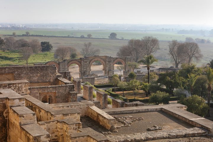 Ruines d'un palais de la ville califale de Madinat Al-Zahra, non loin de Cordoue, en Espagne
	 
 (Manuel Cohen / MCOHEN)