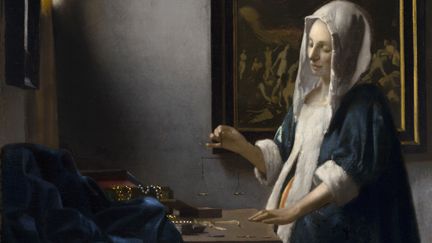 Johannes Vermeer, "Femme tenant une balance" (détail), 1662-1664, National Gallery of Art, Washington, Widener Collection (courtesy National Gallery of Art; Washington)