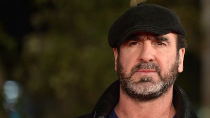 Eric Cantona à Rome (Italie) pour la projection du film "Mad Kings", le 19 octobre 2015. (TIZIANA FABI / AFP)