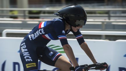 Juliette Labous 3e du CLM des juniors (KHALED DESOUKI / AFP)