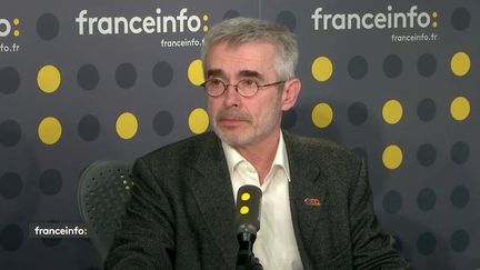 Yves Veyrier, secrétaire général de Force ouvrière, mercredi 10 avril 2019 sur franceinfo. (FRANCEINFO)