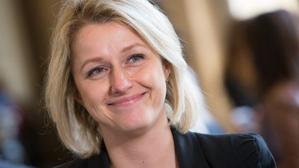 Barbara Pompili, &agrave; l'Assembl&eacute;e nationale, le 8 avril 2015. (MAXPPP)