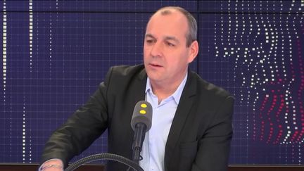 Laurent Berger, secrétaire général de la CFDT, le 1er février 2019. (RADIO FRANCE / FRANCEINFO)