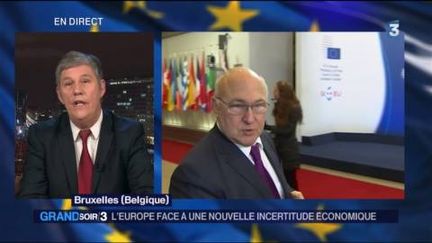 Pascal Verdeau et Michel Sapin (FRANCE 3)