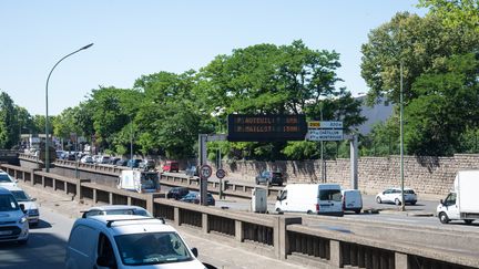 Le boulevard périphérique parisien, en juillet 2019. (RICCARDO MILANI / HANS LUCAS / AFP)