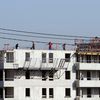 Des appartements en construction, le 10 octobre 2008 à Toulouse (Haute-Garonne). (ERIC CABANIS / AFP)