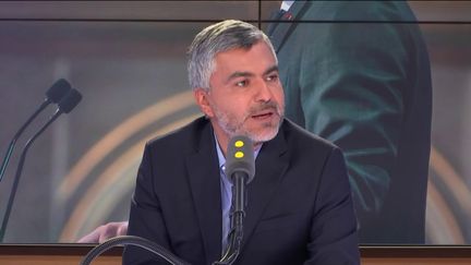 Sergio Coronado, candidat LFI aux élections européennes, était l'invité de franceinfo mercredi 24 avril.&nbsp; (FRANCEINFO / RADIOFRANCE)