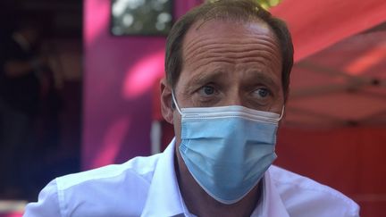 Christian Prudhomme, le 4 août 2020. (JULIEN BALIDAS / RADIO FRANCE)