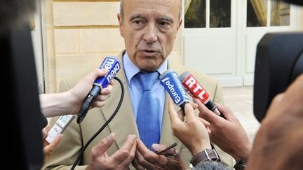 Alain Juppé, le 16 août 2010, à Bordeaux, ville dont il est maire (AFP - PIERRE ANDRIEU)