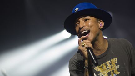 Pharrell Williams au Zénith de Paris le 13 octobre 2014.
 (Martin Bureau / AFP)