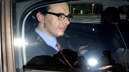 Le Flamand, Wouter Beke, lors de sa visite au Roi Albert II, à Bruxelles, le 2 mars 2011. (AFP PHOTO/BELGA PHOTO/ERIC LALMAND)