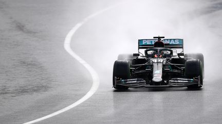 Lewis Hamilton, champion du Monde de Formule 1 pour la septième fois. (CLIVE MASON / POOL)