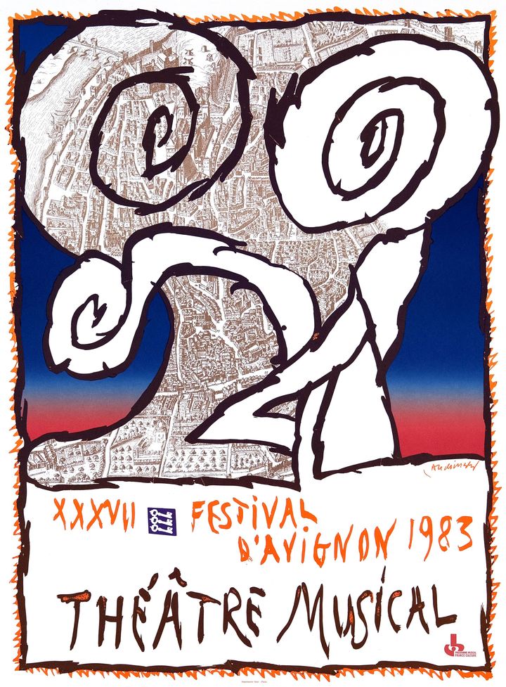 Affiche pour le festival d'Avignon&nbsp; (Michel Nguyen)