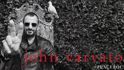 Ringo Starr dans la campagne John Varvatos #PeaceRocks, été 2014.
 (DR)