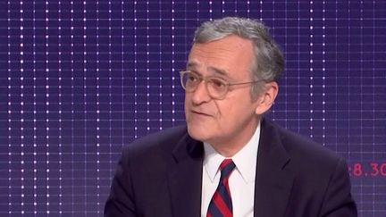 Roch-Olivier Maistre, président de l'Autorité de régulation de la communication audiovisuelle et numérique (Arcom), était l'invité du 8h30 franceinfo lundi 3 janvier 2022. (FRANCEINFO)