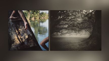 A gauche, Sally Mann, "Bean's Bottom", 1991, Cibachrome, collection privée - A droite, Sally Mann, "Deep South, Untitled (Fontainebleau)", 1998, Washington, National Gallery of Art, don de Stephen G. Stein Employee Benefit Trust (© Sally Mann à droite et à gauche)