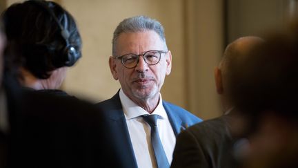 Jean-Louis Masson, le député Les Républicains du Var, le 7 novembre 2017 à l'Assemblée nationale.&nbsp; (CHRISTOPHE MORIN / MAXPPP)