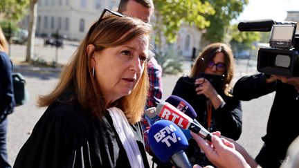 Marie Mescam, avocate de 37 partie civiles au procès du drame de Millas. (VALLAURI NICOLAS / MAXPPP)