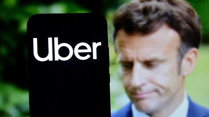 Suites aux révélations des Uber Files, une commission d’enquête parlementaire confirme la proximité entre Uber et Emmanuel Macron. (ROMAIN DOUCELIN / HANS LUCAS)