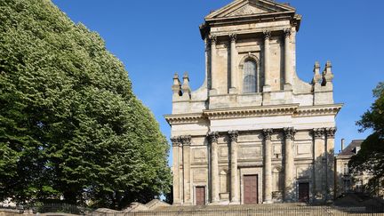 La cathédrale d'Arras (Pas-de-Calais), le 27 avril 2020. (SAMUEL DHOTE / AFP)