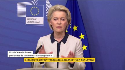 Ursula von der Leyen : "Le président Poutine a ramené la guerre en Europe"