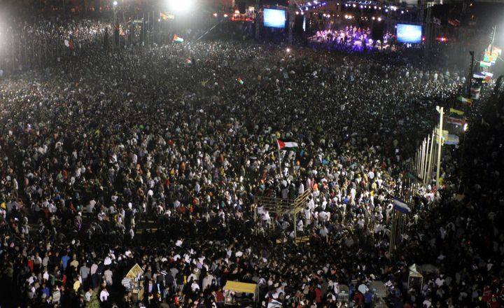 Le concert de Mohammad Assaf a attiré 40.000 fans à Ramallah le 1er juillet 2013
 (Issam Rimawi / Anadolu Agency / AFP)