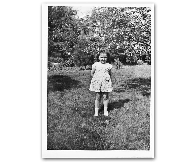 Joyce, 3 ans, dans le jardin de la maison de Millersport 
 (Fred Oates)