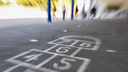 Une cour d'école, à Rennes, le 13 septembre 2021. (VINCENT MICHEL / OUEST-FRANCE / MAXPPP)