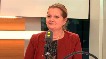 Florence Berthelot, &nbsp;déléguée générale du syndicat de transports routiers&nbsp;FNTR, le 26 septembre 2017. (FRANCEINFO / RADIOFRANCE)