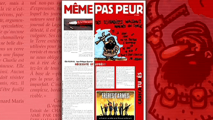 La Une de "Même pas peur", le nouveau magazine satirique belge
 (Cactus Inébranlable Editions / France 3)