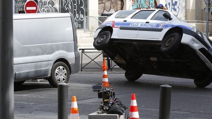 Tournage du cinquième opus de la saga Taxi à Marseille par le réalisateur Franck Gastambide 
 (PHOTOPQR/LA PROVENCE)