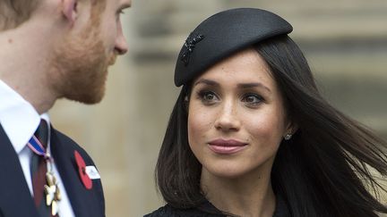 Le Duc de Cambridge, Prince Harry, et Meghan Markle, avril 2018
 (George Rogers/SIPA)