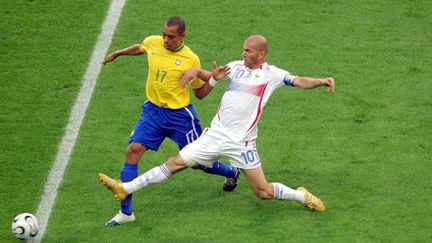 &nbsp; (Zinedine Zidane lors du dernier quart de finale de la France en Coupe du Monde, en 2006 face au Brésil. © FARNOOD/SIPA)