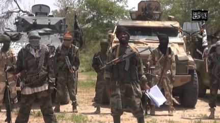 Nigeria, 13 juillet 2014. Abubakar Shekau chef de la secte islamiste Boko Haram  (AFP PHOTO / BOKO HARAM)