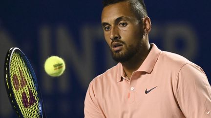 Nick Kyrgios, en février 2020.  (PEDRO PARDO / AFP)