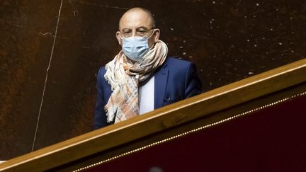 Le député LREM de l'Eure&nbsp;Bruno Questel, le 6 avril 2021. (VINCENT ISORE / MAXPPP)