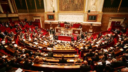 L'Assembl&eacute;e nationale, le 21 d&eacute;cembre 2004. (JOEL SAGET / AFP)