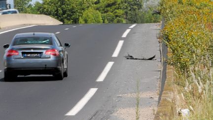 &nbsp; (L'accident a eu lieu sur cette route près de Montpellier © Maxppp)