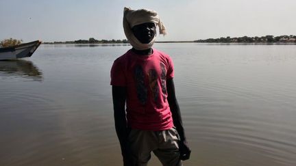 Un survivant de l'attaque de Boko Haram, à Bol, le 25 janvier 2015. (AFP PHOTO / SIA KAMBOU)