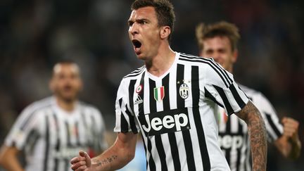 Mario Mandzukic a encore marqué avec la Juventus Turin. (MARCO BERTORELLO / AFP)