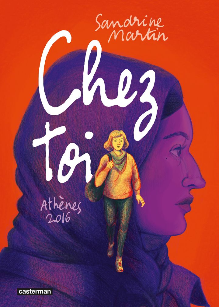 Couverture de "Chez toi. Athènes 2016", de Sandrine Martin (Sandrine Martin / Casterman)