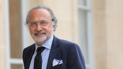 Olivier Dassault, le 31 mai 2018, au palais de l'Elysée, à Paris. (LUDOVIC MARIN / AFP)