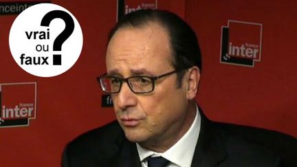 &nbsp; (François Hollande a-t-il dit vrai dans son interview à France Inter ? © France Inter)