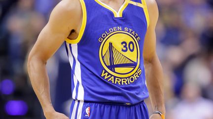 Le joueur des Warriors, Stephen Curry (ANDY LYONS / GETTY IMAGES NORTH AMERICA)