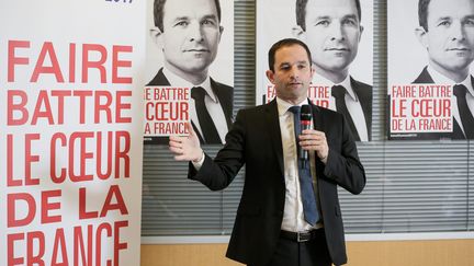 Benît Hamon à Paris le 7 octobre 2016 (THOMAS PADILLA / MAXPPP)