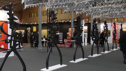 Le salon AKAA d'art africain au Carreau du Temple, Paris, 10 novembre 2016
 (photo Valérie Oddos / Culturebox / France Télévisions)